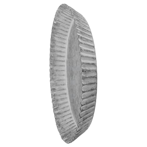Gogogmee Vintage Metall Pflanzuntersetzer Rund Robustes Blumentopf Tablett mit Hoher Härte rutschfest und Verschleißfest Großer Pflanzenteller für Garten und Zimmerpflanzen Praktische von Gogogmee