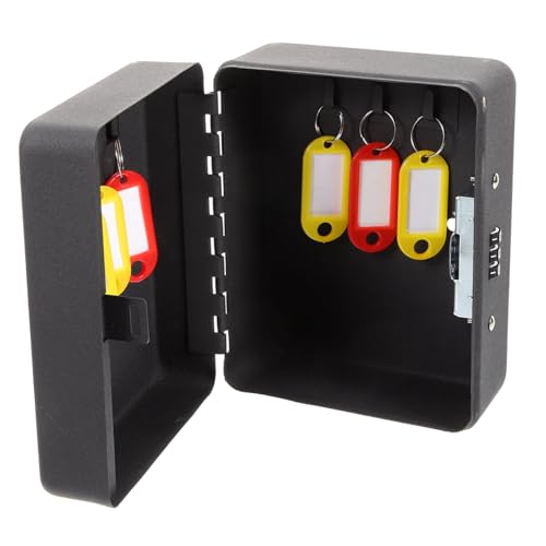 Gogogmee Wandmontierter Schlüsselsafe Stelligem Zahlenschloss Robuster Metallschlüsselbox für Zuhause und Büro Große Kapazität Verschleißfest Sichere Schlüsselverwaltung für Immobilien und Gogogmee Wandmontierter Schlüsselsafe Stelligem Zahlenschloss Robuster Metallschlüsselbox für Zuhause und Büro Große Kapazität Verschleißfest Sichere Schlüsselverwaltung für Immobilien und von Gogogmee