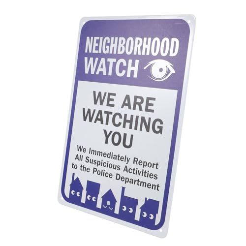 Gogogmee Warnschild Überwachung Nachbarschaftswache Witterungsbeständig Klare Warnung Garten Außenbereich vor Eindringlingen Schützen Einfach zu Montieren mit Vorgebohrten Löchern Gogogmee Warnschild Überwachung Nachbarschaftswache Witterungsbeständig Klare Warnung Garten Außenbereich vor Eindringlingen Schützen Einfach zu Montieren mit Vorgebohrten Löchern von Gogogmee