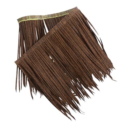 Gogogmee Wetterfestes UV beständiges Künstliches Strohdach Leichter Wind Regenfester Garten dachbelag Simuliertes Reetdach für Gartendeko DIY Außenbereich Wärmeisolierend von Gogogmee