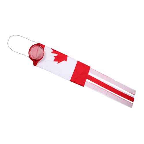 Gogogmee Wind Sock Gartendeko mit Ahornblatt Motiv Satin Windsack für Draußen Wetterfeste Gartenflagge Schnelltrocknend Dekorative Außendekoration für Terrasse und Vorgarten Gogogmee Wind Sock Gartendeko mit Ahornblatt Motiv Satin Windsack für Draußen Wetterfeste Gartenflagge Schnelltrocknend Dekorative Außendekoration für Terrasse und Vorgarten von Gogogmee