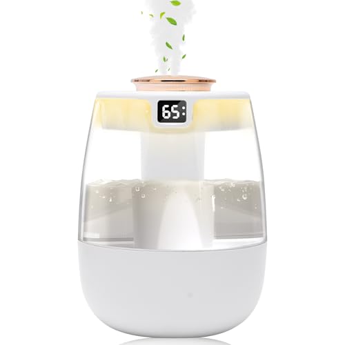 Gohytal Aroma Diffuser Ätherische Öle 280ml, Luftbefeuchter Ultraschall Humidifier mit Aromazerstäuber 360° Dampfdüsen Superleise Doppeldüse Ätherische für Schlafzimmer Yoga Kinderzimmer Pflanzen Büro Gohytal Aroma Diffuser Ätherische Öle 280ml, Luftbefeuchter Ultraschall Humidifier mit Aromazerstäuber 360° Dampfdüsen Superleise Doppeldüse Ätherische für Schlafzimmer Yoga Kinderzimmer Pflanzen Büro von Gohytal