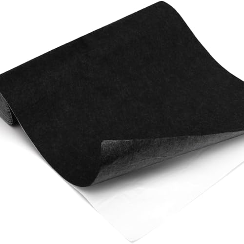 Gohytal Filz Selbstklebend Schwarz 1mm, 50x150cm Klebefilz Selbstklebend Meterware, Selbstklebend Filzstoff, Filz Selbstklebendes 1mm für Weihnachtsbasteleien Stühle Möbel Bodenschutz Gohytal Filz Selbstklebend Schwarz 1mm, 50x150cm Klebefilz Selbstklebend Meterware, Selbstklebend Filzstoff, Filz Selbstklebendes 1mm für Weihnachtsbasteleien Stühle Möbel Bodenschutz von Gohytal