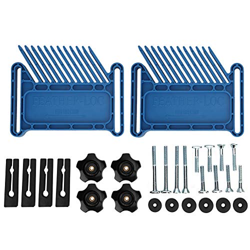Goick Holzbearbeitungs-Federbrett, 2 Stück Holzbearbeitungs-Federbrett-Set Router Tische Sägen Blau Zimmerei-Hilfe-Handwerkzeug-Kit von Goick