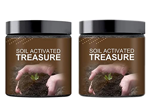 200g Soil Activated Treasure, Organic Soil Improver, Premium SoilActivator Activated Baosong SoilEssence Flower Fertilizer, SoilActivators for Raised Garden Beds, Potting Mix, Lawns (2pcs) von Gokame