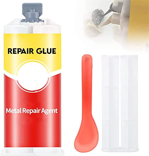 Allzweck-Reparaturkleber, 95g Gießreparaturkleber für Metallmittel-Klebepaste, hochtemperaturbeständiger industrieller Schweißkleber, All-Purpose Repair Glue Casting Repair Glue for Metal (1pcs) von Gokame