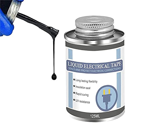 Gokame Liquid Insulating Rubber Coat | Liquid Insulation Electrical Tape | High Temperature Resistant Flame Retardant Glue | Black Liquid Electrical Tape von Gokame