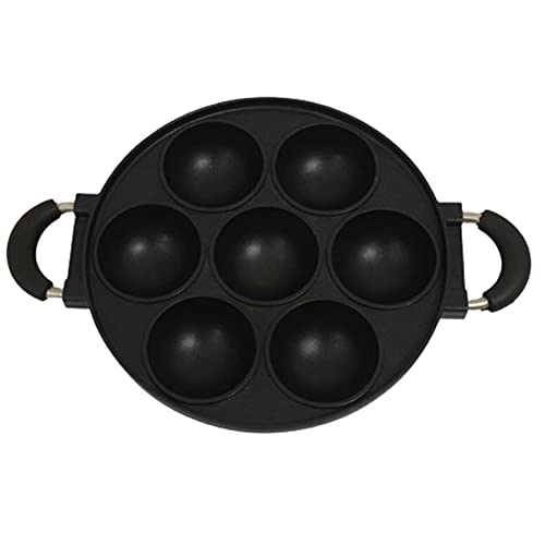 Gokeet 7 Loch Kochen Kuchen Form Guss Omelett Pfanne Antihaft Kochen Topf FrüHstüCk Eier Kocher Kuchen Form KüChe Kochgeschirr von Gokeet