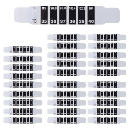 Gokelomg 30 StüCk Stirn Thermometer Streifen Selbstklebende Thermometer Streifen Wiederverwendbare Thermometer Aufkleber VerfäRbung Aufkleber Gokelomg 30 StüCk Stirn Thermometer Streifen Selbstklebende Thermometer Streifen Wiederverwendbare Thermometer Aufkleber VerfäRbung Aufkleber von Gokelomg