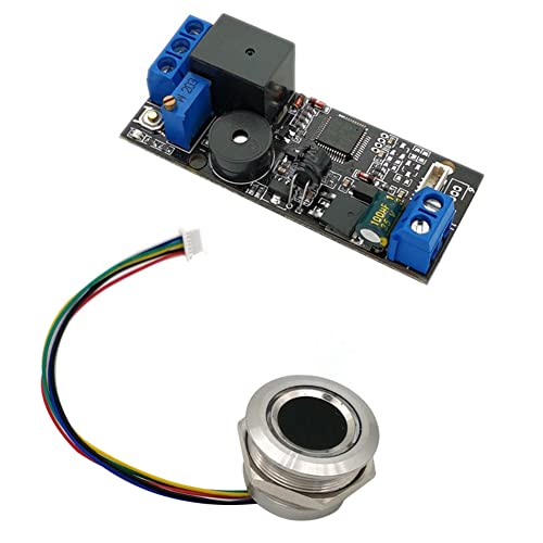 Gokelomg K202+R503 Fingerprint Controller Board DC12V Steuerplatine mit Niedrigem Stromverbrauch + R503 Fingerprint von Gokelomg