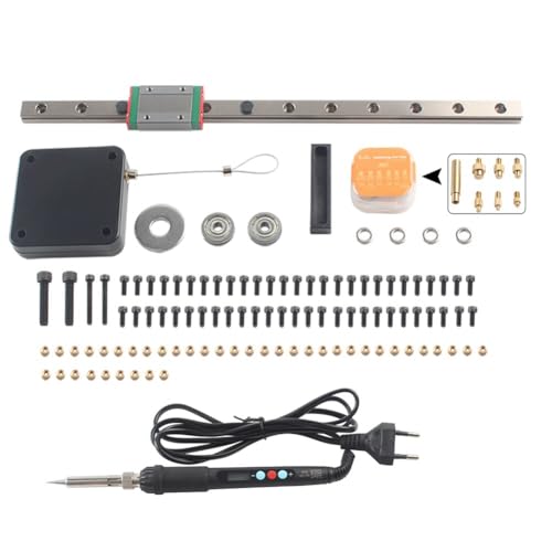 Gokelomg Stealth Kit Heat Set Insert Tool Lötkolben Heat Insert Nut Embedded Kit M2-M8 für 3D-Drucker EU-Stecker Gokelomg Stealth Kit Heat Set Insert Tool Lötkolben Heat Insert Nut Embedded Kit M2-M8 für 3D-Drucker EU-Stecker von Gokelomg