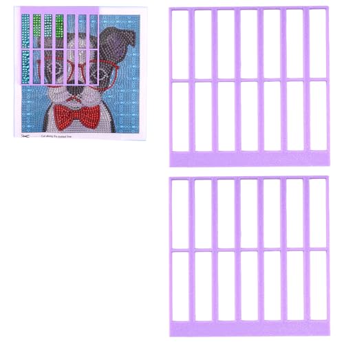 Goktvai 2stk Diamant-Zeichenlineale, Wiederverwendbares Ausrichtungswerkzeug Diamant-Mallineale Leinwände Präzise Ausrichtungsführung für Vollständige/Teilweise DIY-Punktbohr-Kits für Kunstliebhaber Goktvai 2stk Diamant-Zeichenlineale, Wiederverwendbares Ausrichtungswerkzeug Diamant-Mallineale Leinwände Präzise Ausrichtungsführung für Vollständige/Teilweise DIY-Punktbohr-Kits für Kunstliebhaber von Goktvai