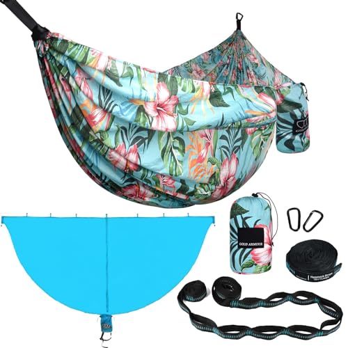 Gold Armour Camping-Hängematte mit Insektennetz – XL Doppel-Hängematte, tragbare Hängematte, Campingzubehör, Ausrüstung, Moskito-Insektennetz-Set für drinnen und draußen, Marke aus den USA (Hawaiian) Gold Armour Camping-Hängematte mit Insektennetz – XL Doppel-Hängematte, tragbare Hängematte, Campingzubehör, Ausrüstung, Moskito-Insektennetz-Set für drinnen und draußen, Marke aus den USA (Hawaiian) von Gold Armour