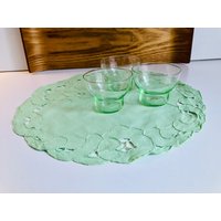 3Er Set I Zarte Grüne Gläser Im Exzellente Qualität Midcentury 3Er Set I Zarte Grüne Gläser Im Exzellente Qualität Midcentury von GoldBande