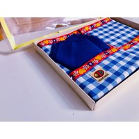 4-Teiliges Kariertes Tischset I Platzdeckchen Mit Servietten Indanthren Retro True Vintage in Originalverpackung 4-Teiliges Kariertes Tischset I Platzdeckchen Mit Servietten Indanthren Retro True Vintage in Originalverpackung von GoldBande