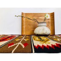 Kelim Läufer I Reine Schurwolle Handarbeit Natur Kilim Teppich Wandbild Tischläufer Boho Kelim Läufer I Reine Schurwolle Handarbeit Natur Kilim Teppich Wandbild Tischläufer Boho von GoldBande