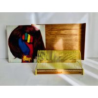 Original Polydor I Midcentury Plattenhalter Für 50 Vinyl Lps Singles Schellack Plattofix von GoldBande