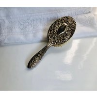 Wundervolle Antike Bürste I Jugendstil Ornamente Versilbert von GoldBande