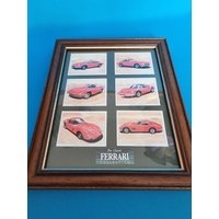 Vintage Ferrari Auto Bilderrahmen Classic Collection von GoldFishCrafts