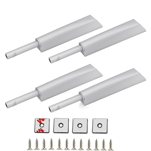 GoldRock Drucktüröffner Push to Open Türöffner Grau, 4 Stück Tip on für Türen, Softclose Nachrüsten, Softclose Türdämpfer, Magnetschnäpper Dämpfer für Schranktüren, Magnet türschließer Schranktür GoldRock Drucktüröffner Push to Open Türöffner Grau, 4 Stück Tip on für Türen, Softclose Nachrüsten, Softclose Türdämpfer, Magnetschnäpper Dämpfer für Schranktüren, Magnet türschließer Schranktür von GoldRock