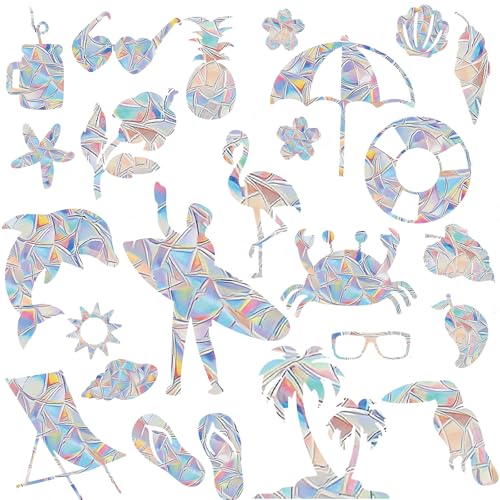 GoldRock Hawaii Prisma Fensteraufkleber,25 Stück Sonnenfänger Fenster Suncatcher Sticker,Regenbogen Folie Fenster,Fensteraufkleber Vogelschutz,Sommer Deko Suncatcher Fenstersticker,Sun Catcher Sticker GoldRock Hawaii Prisma Fensteraufkleber,25 Stück Sonnenfänger Fenster Suncatcher Sticker,Regenbogen Folie Fenster,Fensteraufkleber Vogelschutz,Sommer Deko Suncatcher Fenstersticker,Sun Catcher Sticker von GoldRock
