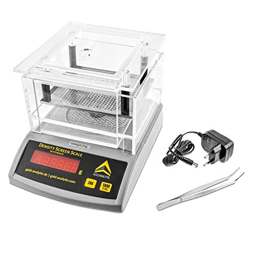 GOLDANALYTIX Dichtewaage - DensityScreenScale - Dichtemessgerät für Edelmetalle – Schnell die Dichte von Gold, Silber oder Platin bestimmen GOLDANALYTIX Dichtewaage - DensityScreenScale - Dichtemessgerät für Edelmetalle – Schnell die Dichte von Gold, Silber oder Platin bestimmen von Goldanalytix
