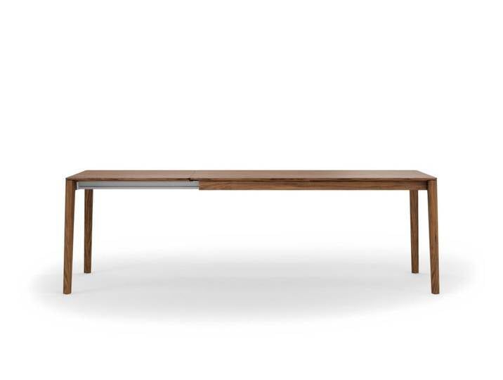 Ausziehtisch FRIEDRICH+ in Nussbaum massiv. 160x90 cm verlängerbar auf 240x90 cm. Hochwertiger Esstisch handgefertigt in Deutschland. Ausziehtisch FRIEDRICH+ in Nussbaum massiv. 160x90 cm verlängerbar auf 240x90 cm. Hochwertiger Esstisch handgefertigt in Deutschland. von Goldau & Noelle Manufaktur