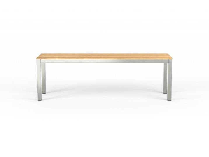 Design Bank CARL aus Massivholz und Edelstahl. 140x40cm. Eiche und Edelstahl. Hochwertige Sitzbank made in Germany. Design Bank CARL aus Massivholz und Edelstahl. 140x40cm. Eiche und Edelstahl. Hochwertige Sitzbank made in Germany. von Goldau & Noelle Manufaktur