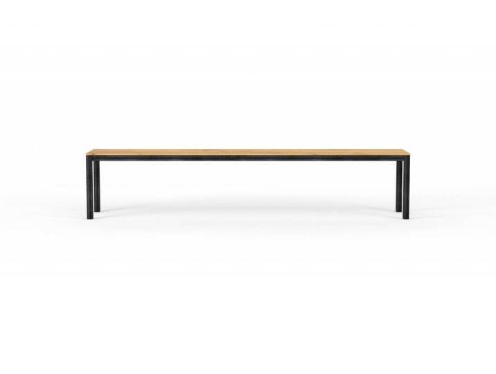Design Bank CARL aus Massivholz und Stahl. 220x40cm. Wildeiche und Rohstahl. Hochwertige Sitzbank im Industrial Style handgefertigt in DE. Design Bank CARL aus Massivholz und Stahl. 220x40cm. Wildeiche und Rohstahl. Hochwertige Sitzbank im Industrial Style handgefertigt in DE. von Goldau & Noelle Manufaktur
