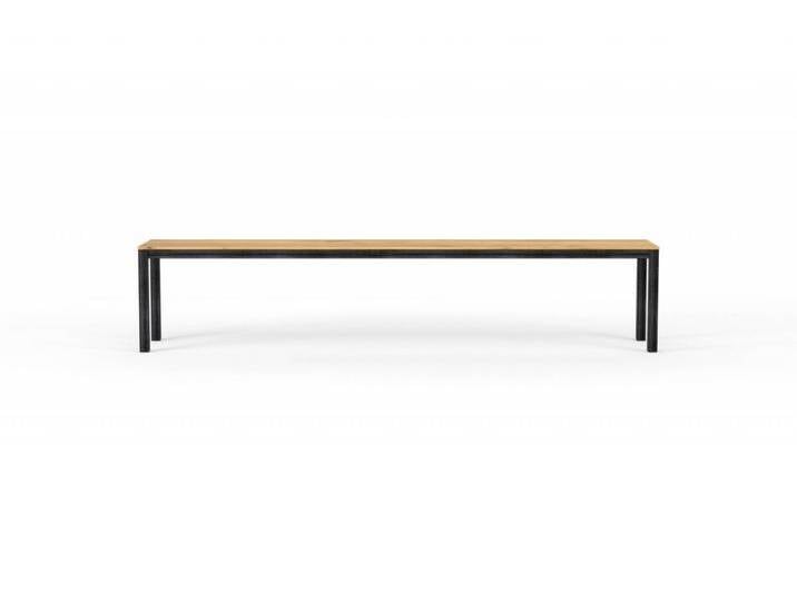 Design Bank CARL aus Massivholz und Stahl. 220x40cm. Wildeiche und Rohstahl. Hochwertige Sitzbank im Industrial Style handgefertigt in DE. Design Bank CARL aus Massivholz und Stahl. 220x40cm. Wildeiche und Rohstahl. Hochwertige Sitzbank im Industrial Style handgefertigt in DE. von Goldau & Noelle Manufaktur