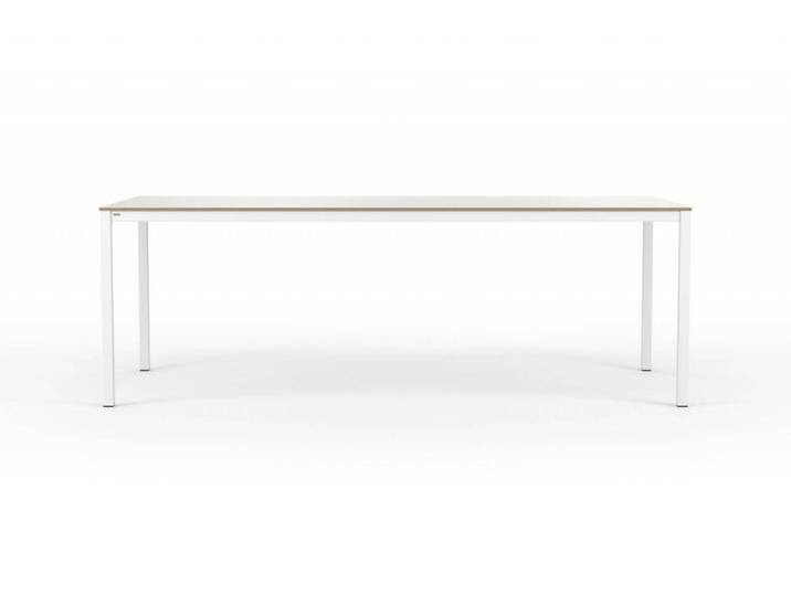 Design Esstisch CARL in Weiß matt. 220x100cm. Weiß beschichtete Tischplatte + weißes Metallgestell. Hochwertiger moderner Esstisch handgefertigt in DE Design Esstisch CARL in Weiß matt. 220x100cm. Weiß beschichtete Tischplatte + weißes Metallgestell. Hochwertiger moderner Esstisch handgefertigt in DE von Goldau & Noelle Manufaktur