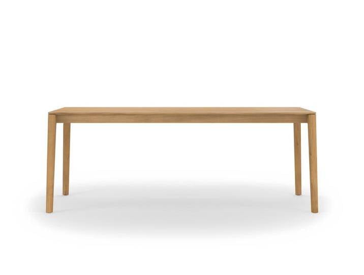 Esstisch Eiche Massivholz FRIEDRICH. Filigranes Design – 200x90 cm. Premiumqualität - Made in Germany von Goldau & Noelle Manufaktur