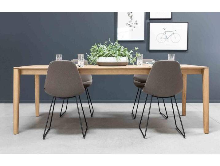 Esstisch Eiche Massivholz FRIEDRICH. Filigranes Design – 220x100 cm. Premiumqualität - Made in Germany von Goldau & Noelle Manufaktur