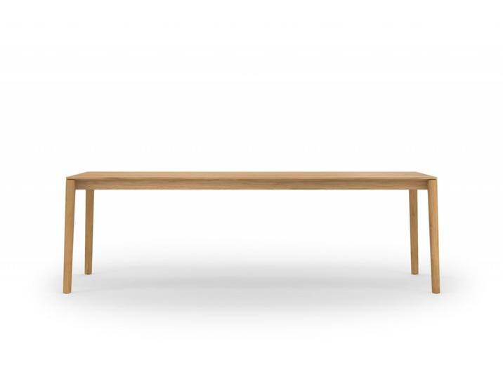Esstisch Eiche Massivholz FRIEDRICH. Filigranes Design – 240x100 cm. Premiumqualität - Made in Germany von Goldau & Noelle Manufaktur