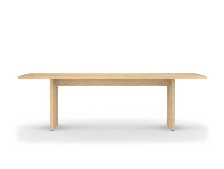 Esstisch Esche Massivholz 250x100 cm YUKI – großer hochwertiger Esstisch made in Germany von Goldau & Noelle Manufaktur