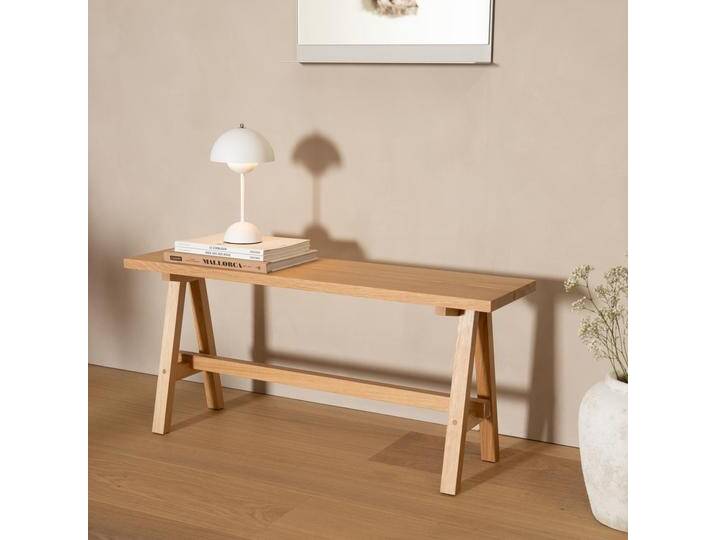 Flurbank KAITO aus Eiche Massivholz Sitzgelegenheit für den Flur Schmale Bank für Flur oder Bettende Nachhaltig in Deutschland gefertigt Flurbank KAITO aus Eiche Massivholz Sitzgelegenheit für den Flur Schmale Bank für Flur oder Bettende Nachhaltig in Deutschland gefertigt von Goldau & Noelle Manufaktur