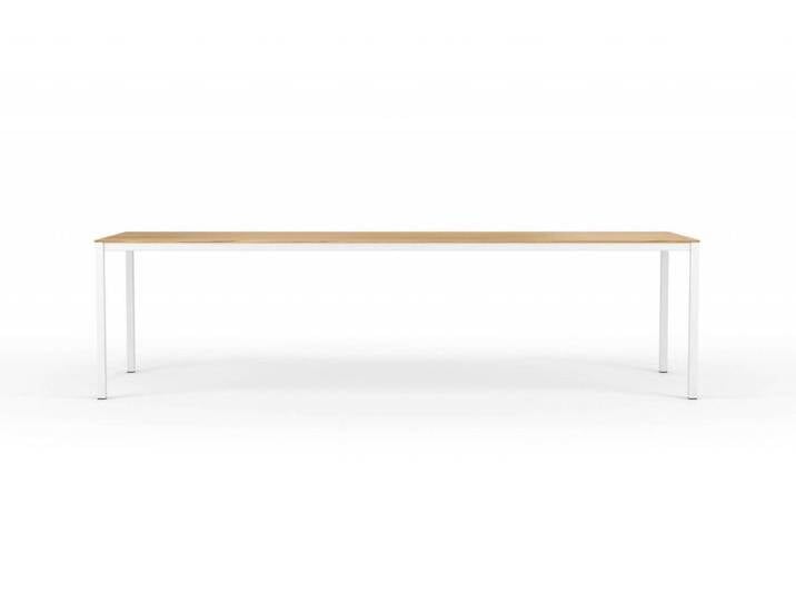 Großer Esstisch CARL Massivholz Weiß Eiche mit Metallgestell in Weiß 300 x 100 cm für 10 -12 Personen Moderner Esstisch direkt vom Hersteller Großer Esstisch CARL Massivholz Weiß Eiche mit Metallgestell in Weiß 300 x 100 cm für 10 -12 Personen Moderner Esstisch direkt vom Hersteller von Goldau & Noelle Manufaktur