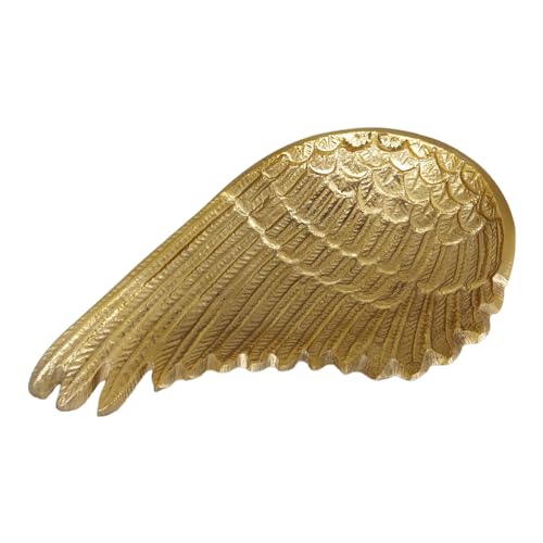 Dekoschale Engelsflügel aus Aluminium 26/15cm gold Schale Engel Dekoteller Weihnachten von Goldbach