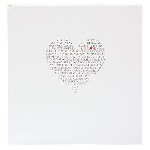 goldbuch 08080 Hochzeitsalbum Love, Album für Fotos & Bilder, 30 x 31 cm, Fotoalbum mit 60 weiße Seiten mit Pergamin-Trennblättern, Beschichtetes Papier mit Silber- und Goldprägung, Perlmutt goldbuch 08080 Hochzeitsalbum Love, Album für Fotos & Bilder, 30 x 31 cm, Fotoalbum mit 60 weiße Seiten mit Pergamin-Trennblättern, Beschichtetes Papier mit Silber- und Goldprägung, Perlmutt von goldbuch