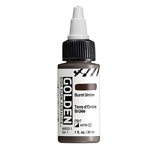 GOLDEN High Flow Acryl, Burnt Umber, 30 ml Flasche GOLDEN High Flow Acryl, Burnt Umber, 30 ml Flasche von Golden Artist Colors