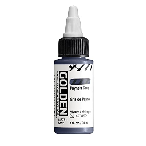 GOLDEN High Flow Acrylics Payne's Gray 30 ml Flasche von Golden Artist Colors