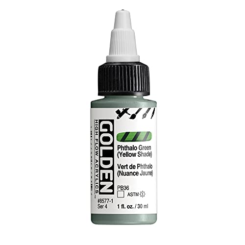 Golden 30 ml High Flow Phthalogrün (Gelb) von Golden Artist Colors
