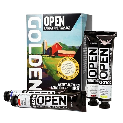 Golden Artist Colors, Offenes langsam trocknendes Acryl, 7-farbiges Querformat-Set Golden Artist Colors, Offenes langsam trocknendes Acryl, 7-farbiges Querformat-Set von Golden Artist Colors