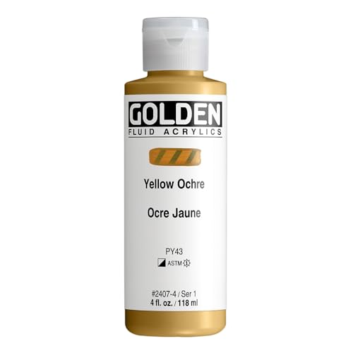 Golden FLUID Acrylfarben, 119 ml, 2407 Gelbocker Golden FLUID Acrylfarben, 119 ml, 2407 Gelbocker von Golden Artist Colors