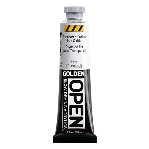 Golden OPEN Acrylfarben, 60 ml, 7386 Transparent Yellow Iron Oxide von Golden Artist Colors