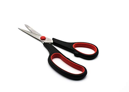 Multi Use Mini Scissor Snips - Handlich, Small, Sharp and Strong Soft Grip for Easy Control Fine Edge, Stainless Steel Blades Produce Perfect Cutting Results (Red) von Golden Beads