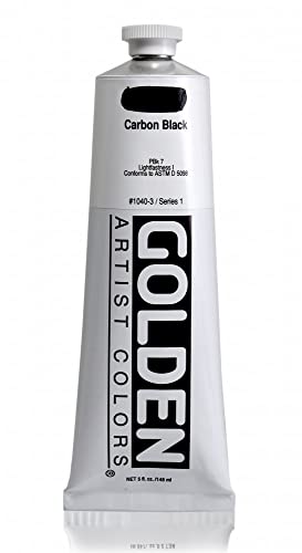 Golden Heavy Body Acrylic - Carbon Black - 5 oz Tube by Golden Artist Colors von GOLDEN