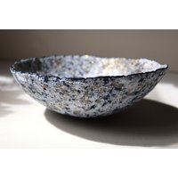 Handgemachte Schale Aus Pappmache Grauer Granit Mit Gold Glitzern Handgemachte Schale Aus Pappmache Grauer Granit Mit Gold Glitzern von GoldenBowlStudio
