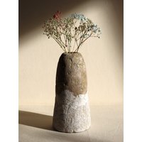 Kleine Pappmaché-Vase. Wabi Sabi Stil Recycelte Papiervase Für Trocken - Und Kunstblumen. Niedliches Handgemachtes Geschenk Geliebte von GoldenBowlStudio