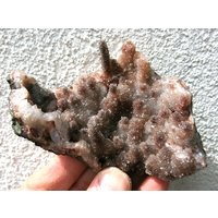 4 Inch Lang, 184.5 Gramm Druzy Hämatit Quarz 4 Inch Lang, 184.5 Gramm Druzy Hämatit Quarz von GoldenHourMinerals